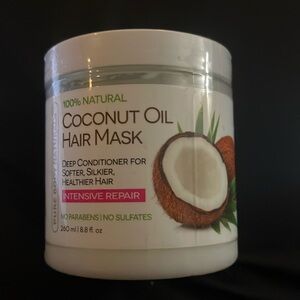 Pure Body Naturals: Coconut Oil Hair Mask/Deep Conditioner: Brand New & Sealed!